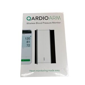 Qardio Arm Wireless Blood Pressure Monitor - Black and White
